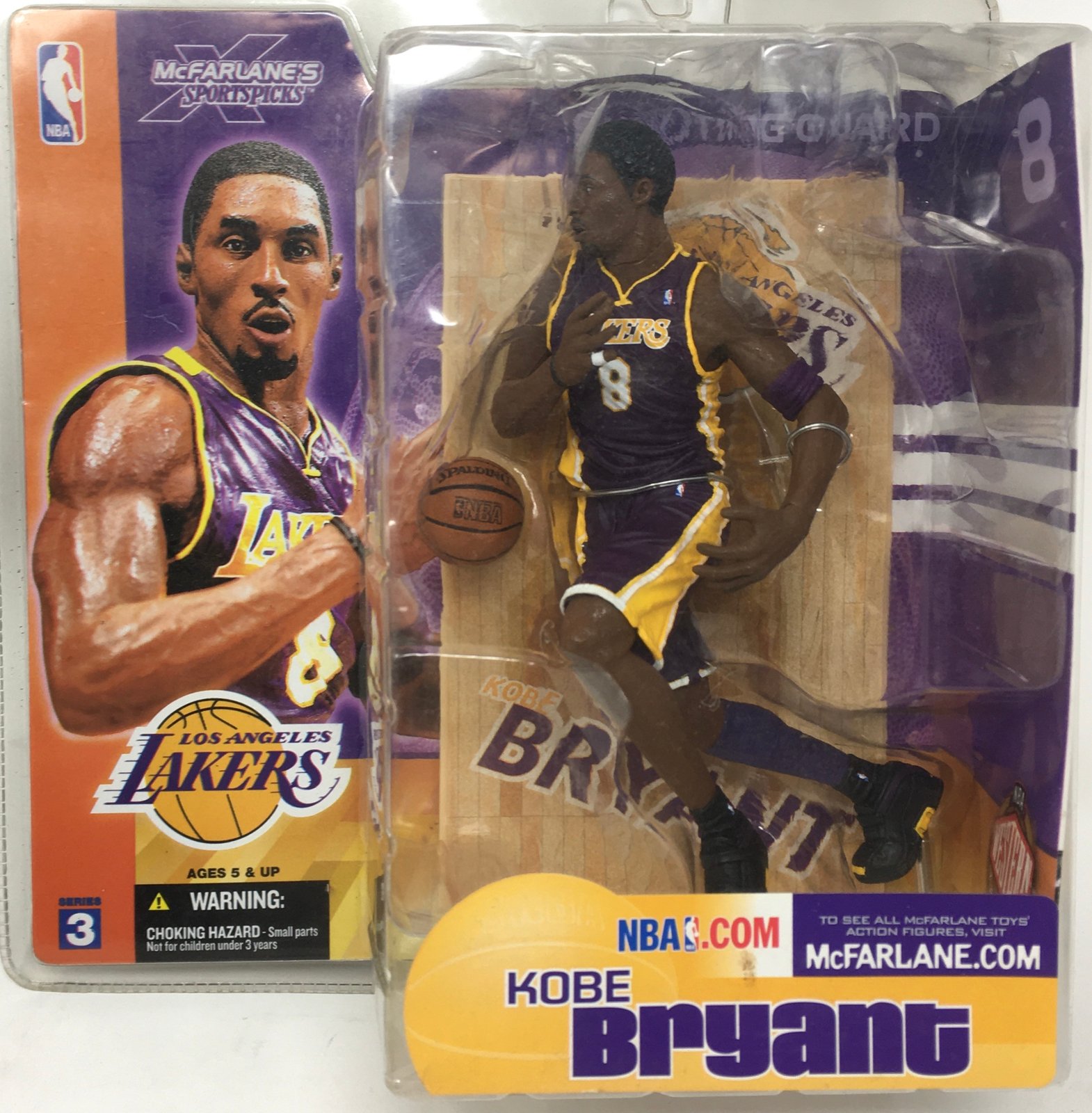 McFarlane's NBA Series LA Lakers Kobe Bryant #8 | WWW.BDOTSTOCK.COM